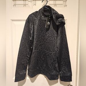 Under Armour Black Patterned Kids Hoodie